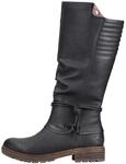 Winterstiefel RIEKER, Damen, Gr. 36, Warmfutter, Normalschaft, schwarz, Lederimitat,