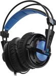 SADES Gaming-Headset "Locust Plus SA-904", schwarz (schwarz, blau), Kopfh&ouml;rer,