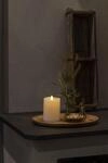 LED-Kerze KONSTSMIDE, beige (cremewei&szlig;), B:7,6cm H:11,4cm T:7,6cm &Oslash;:7,6cm, Kerzen,