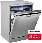 HANSEATIC Standgeschirrsp&uuml;ler "HG6085B14U7635ES", Energieeffizienz: B, silber