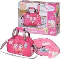 Puppen Wickeltasche BABY BORN "mit Wickelunterlage", rosa, Puppenausstattungen,