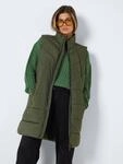 Steppweste NOISY MAY "NMDALCON S/L VEST NOOS FWD", Damen, Gr. S, gr&uuml;n (rosin),...