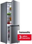 HANSEATIC K&uuml;hl-/Gefrierkombination "HKGK14349C", Energieeffizienz: C, silber