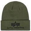 Skim&uuml;tze ALPHA INDUSTRIES "3D Beanie", Gr. onesize, gr&uuml;n (dunkelgr&uuml;n),