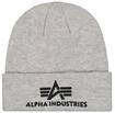 Skim&uuml;tze ALPHA INDUSTRIES "3D Beanie", Gr. onesize, grau (grau heather),