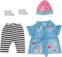 Puppenkleidung BABY BORN "Deluxe Jeans Kleid, 43 cm", bunt, Puppenkleidung, Kinder,