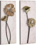 Wandbild "Used-Look-Optik", braun (farbe bild(er): wei&szlig;, braun), B:30cm H:71cm