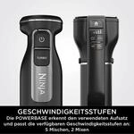 NINJA Handmixer "CI100EU 3-in-1", schwarz, B:6,9cm H:40,4cm T:7,6cm, Mixer, Handmixer