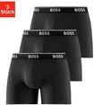 Boxer BOSS "Boxer 3 PACK", Herren, Gr. L (52), schwarz, Jersey, Obermaterial:...