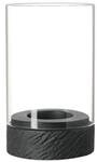 Windlicht VILLEROY & BOCH "Windlicht Manufacture Rock Home 13 cm schwarz", schwarz,