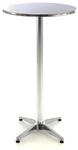 Gartentisch VCM "Stehtisch Bistrotisch klappbar Edelstahl Aluminium", silber, Tische,