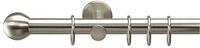 Gardinenstange LIEDECO, silber (silberfarben), L:120cm &Oslash;:20mm, Gardinenstangen,