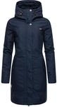 Wintermantel RAGWEAR "Wintermantel Jannisa", Damen, Gr. XL, blau (navy),