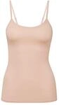 Unterhemd CALIDA "Unterhemd Natural Comfort Spaghetti-Top 1er Pack", Damen, Gr.