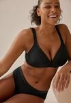 B&uuml;gelloser BH NATURANA "The Wednesday", Damen, Gr. 90, Cup C, schwarz,...