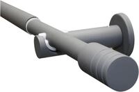 Gardinenstange GARDINIA "Set &Oslash; 16/19 mm" Gr. 2, grau, L:340cm &Oslash;:19mm,