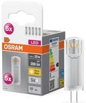 OSRAM LED-Leuchtmittel "Star PINLED-Lampe, Klar", Energieeffizienz: F, transparent