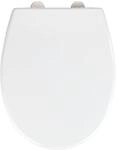 WC-Sitz WENKO "Neo", wei&szlig;, B:37cm L:46cm, Duroplast, Edelstahl, WC-Sitze, WC-Sitz,