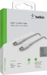 BELKIN USB-Kabel "USB-C/USB-C Kabel PVC, 2m", wei&szlig;, 200cmcm, Kabel, USB-Kabel