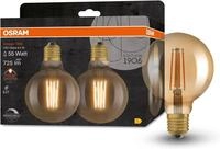 OSRAM LED-Filament "1906Vintage Edition goldenes Glas", Energieeffizienz: E, gold