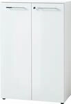 Aktenschrank GERMANIA "GW-Monteria", wei&szlig; (wei&szlig;, wei&szlig; glas), B:80cm H:120cm