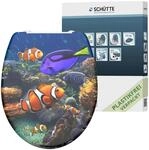 WC-Sitz SCH&Uuml;TTE "SEA LIFE", bunt, B:37,5cm H:5,5cm L:45cm, Duroplast, WC-Sitze,