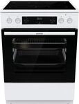 GORENJE Elektro-Standherd "GECS6C70", Energieeffizienz: A, wei&szlig;, Herdsets, Knusprig