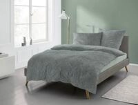 Bettw&auml;sche IRISETTE "Mink 8835", gr&uuml;n, B/L: 155cm x 220cm, 1 Stk., 1 Stk., Biber,