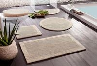 Badematte OTTO HOME "Kapra, Badvorleger, Badezimmer Teppich" Gr. 10, beige (natur),