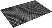 Teppich "Duo Pepper", schwarz, B:75cm H:9mm L:120cm, Polyamid, WASH+DRY BY KLEEN-TEX,