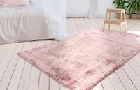 Teppich ME GUSTA "Tender 125", rosa (puderrosa), B:160cm H:52mm L:230cm,