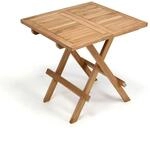 Gartentisch VCM "Beistelltisch, rechteckig behandelt", braun, Tische, Gartentisch