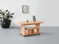 Couchtisch HELA, braun (buche), B:107cm H:54cm T:67cm, Tische, Couchtisch, auf