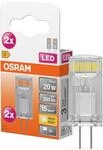 OSRAM LED-Leuchtmittel "LED PIN Lampe", Energieeffizienz: E, transparent (klar),