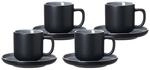 Tasse RITZENHOFF & BREKER "Espressotassen mit Untertassen Jasper 100 ml 4er Set",