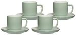 Tasse RITZENHOFF & BREKER "Espressotassen mit Untertassen Jasper 100 ml 4er Set",