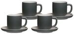 Tasse RITZENHOFF & BREKER "Espressotassen mit Untertassen Jasper 100 ml 4er Set",