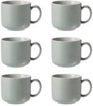 Tasse RITZENHOFF & BREKER "Kaffeetassen Jasper 240 ml 6er Set", gr&uuml;n (mint), 6 tlg.,