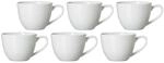 Tasse RITZENHOFF & BREKER "Kaffeetassen Bianco 430 ml 6er Set wei&szlig;", wei&szlig;, 6 tlg.,