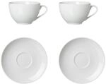Tasse RITZENHOFF & BREKER "Cappucinoset Bianco 4er Set wei&szlig;", wei&szlig;, B:2cm H:2cm,