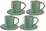 Espressotasse LEONARDO "Espressotassen Matera 8er Set", gr&uuml;n, B:2cm H:2cm, Keramik,