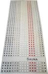 Saunatuch DYCKHOFF "Saunatuch Karo", beige (silberfarben), B:80cm L:200cm,