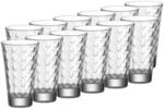 Glas LEONARDO "Trinkgl&auml;ser Optic 300 ml 12er Set transparent", bunt (transparent),