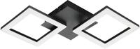 EGLO Deckenleuchte "PARANDAY-Z Deckenlampe schwarz, verstellbar, Disco-Modus, ZigBee
