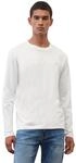 Langarmshirt MARC O'POLO, Herren, Gr. L, wei&szlig;, Jersey, Obermaterial: 100%...