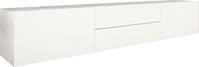 Lowboard BORCHARDT M&Ouml;BEL "Sophia, TV-Schrank Breite 200 cm", wei&szlig; (wei&szlig; matt),