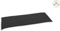Bankauflage GO-DE, grau (anthrazit), B:48cm H:115cm, Bezug: 100% Polyester,