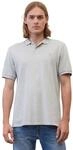 Poloshirt MARC O'POLO, Herren, Gr. S, grau (iron grau melange), Piqu&eacute;, Obermaterial: