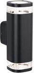 Au&szlig;en-Wandleuchte PAULMANN "Colum IP44 80x112mm max. 20W 230V Anthrazit Aluminium",