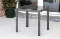 Gartentisch MERXX, grau, B:70cm H:75,5cm T:120cm, Tische, Gartentisch, 70x120 cm